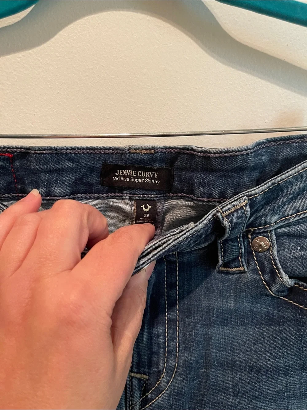 True Religion Women's Dark Blue Slim Jeans - Picture 2 of 6
